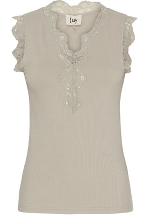 Toppar - Dee Lace Top – Sand Toppar - Dee Lace Top – Sand